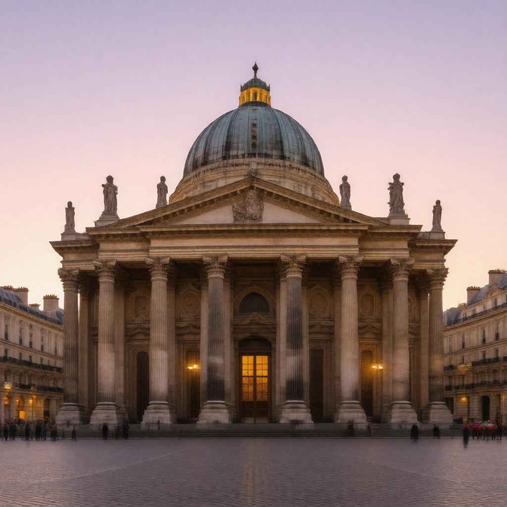 AI-created image of Panthéon, Paris
