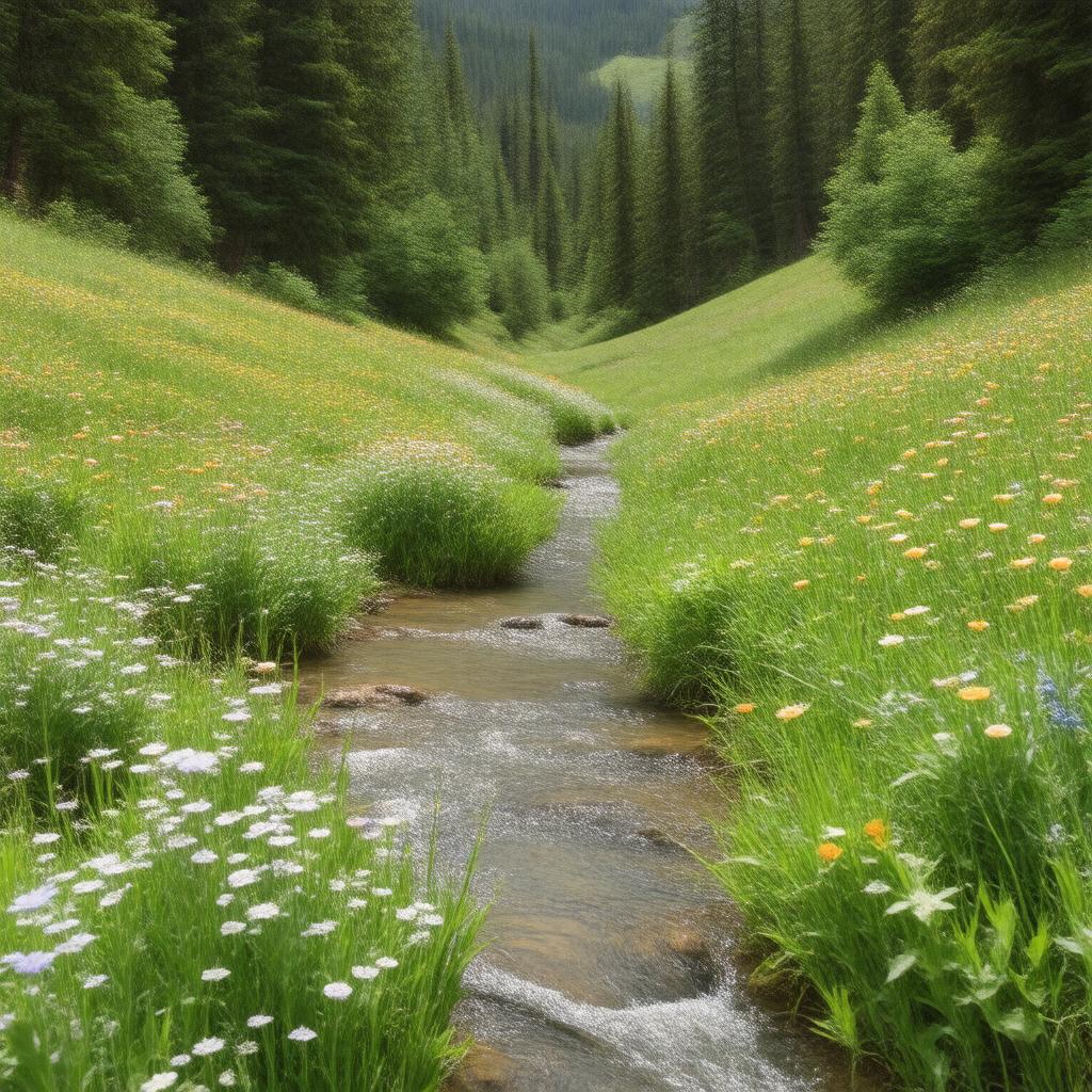 Click to view larger image AI-created image of Panther Meadows