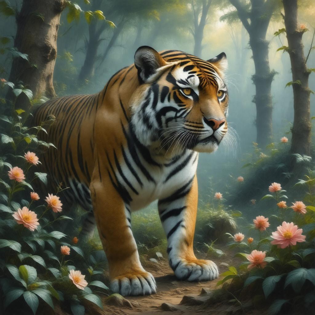 AI-created image of Panthera tigris