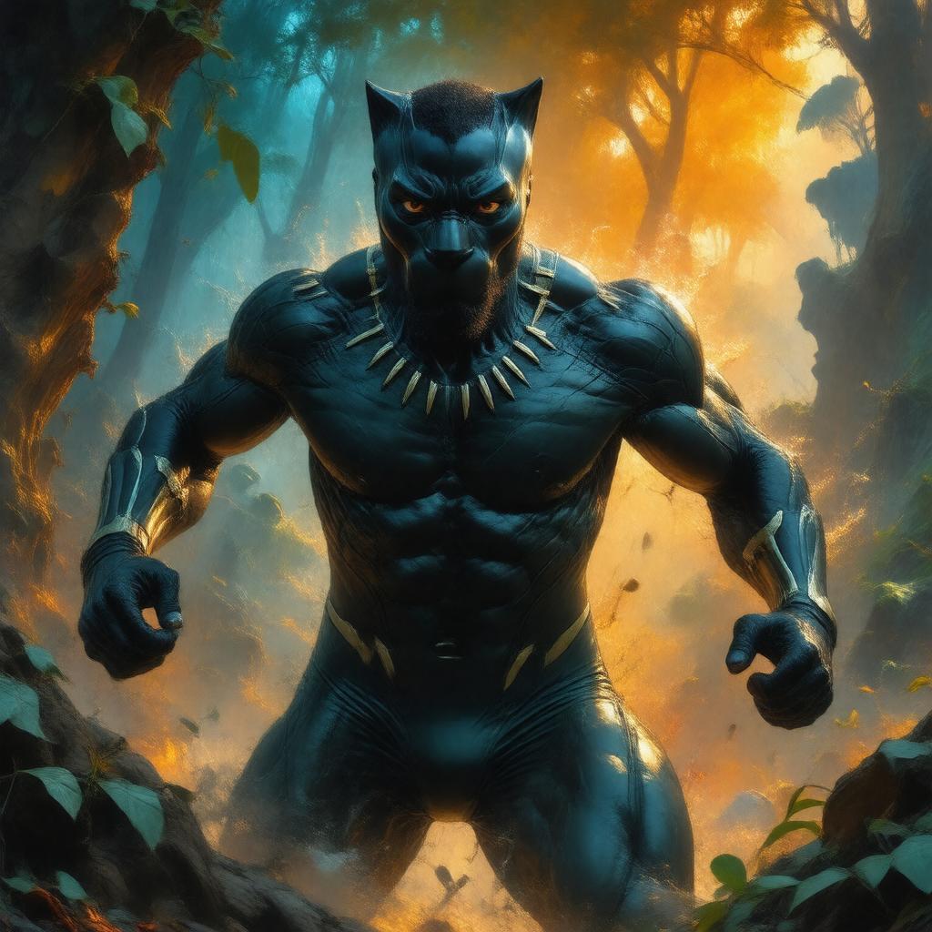 AI-created image of Panther's Rage