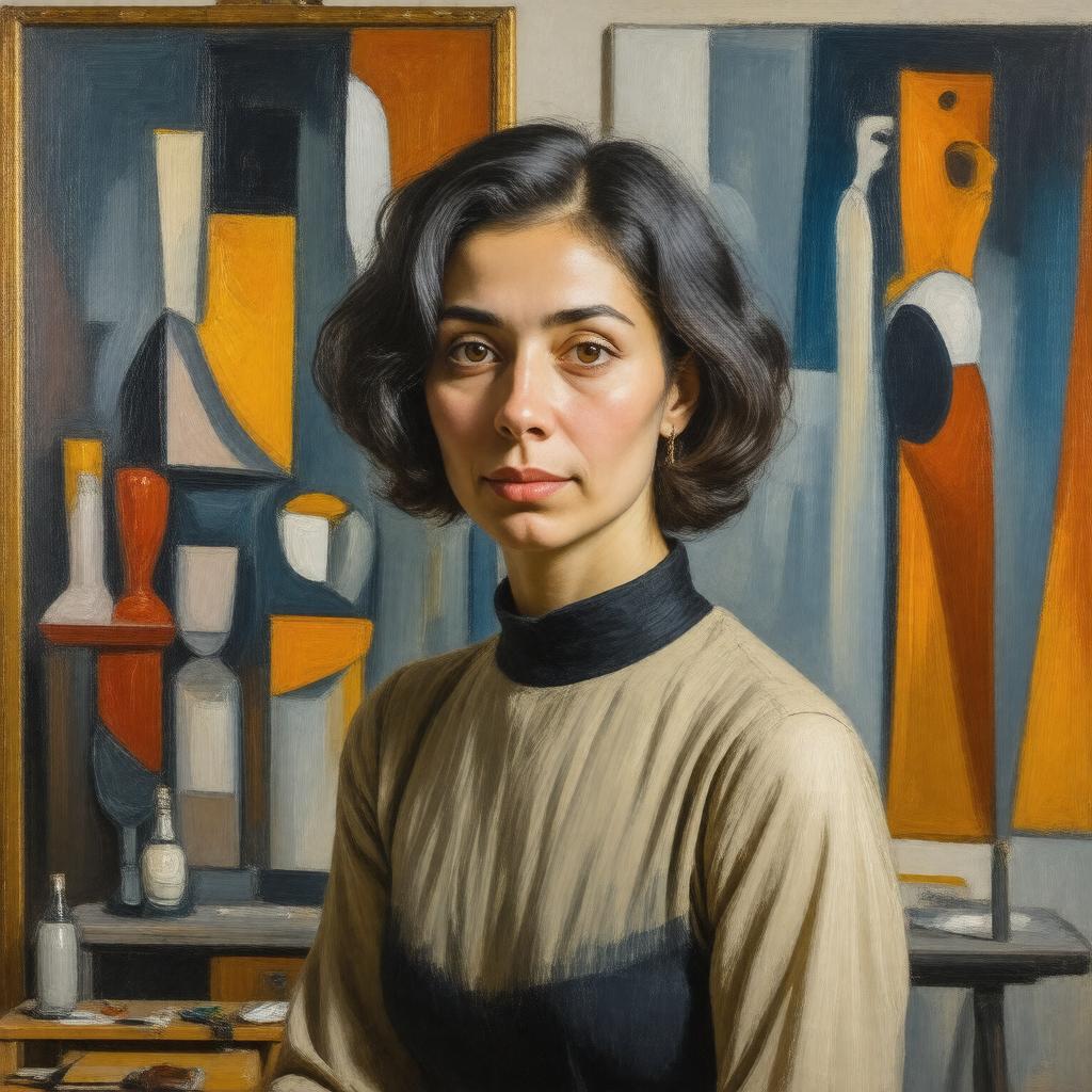 AI-created image of Paola Levi-Montalcini