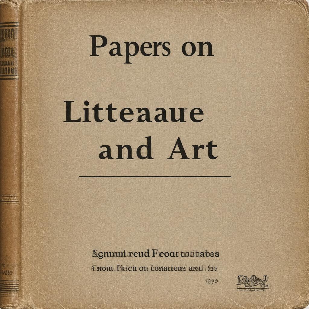 AI-created image of Papers on Literature and Art
