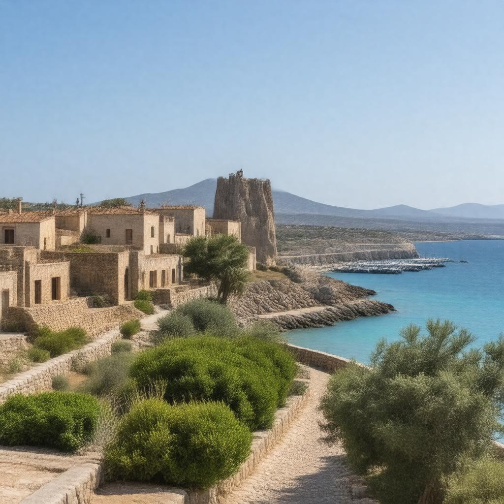 AI-created image of Paphos, Cyprus