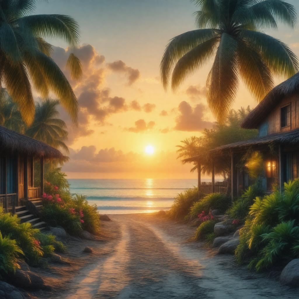 AI-created image of Papiamentu