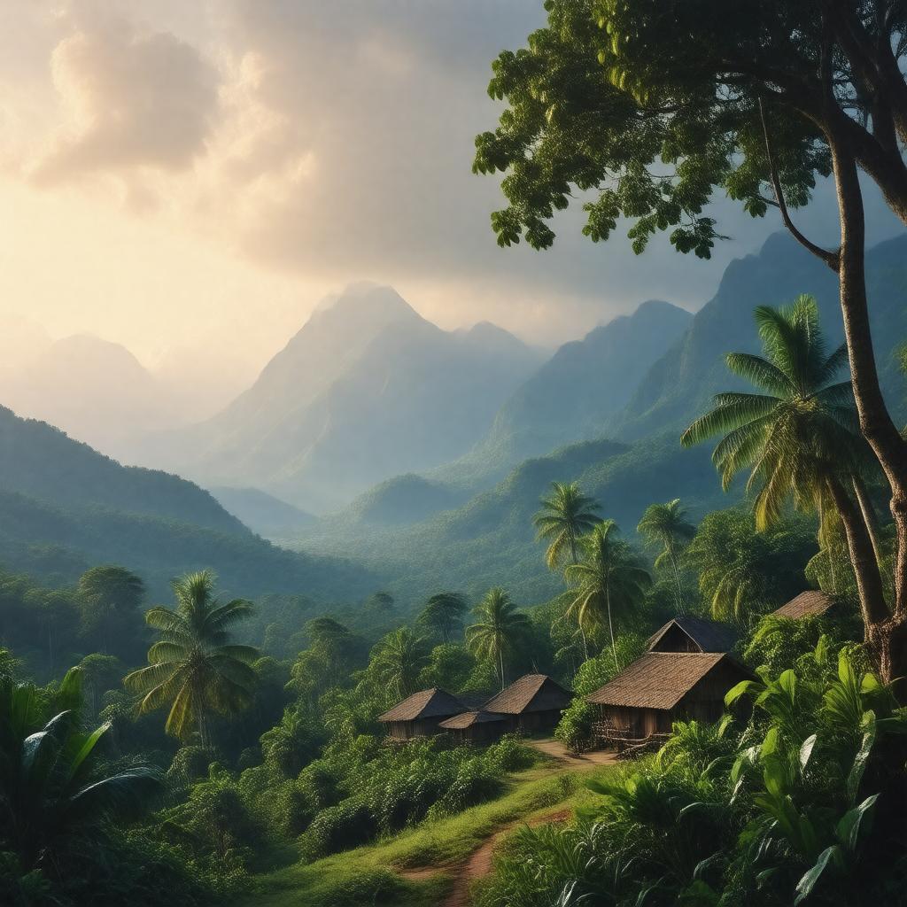 AI-created image of Papua New Guinea