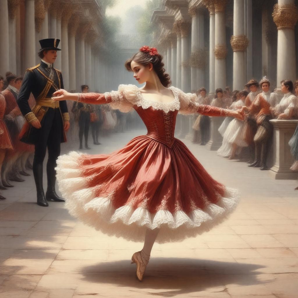 AI-created image of Paquita (ballet)