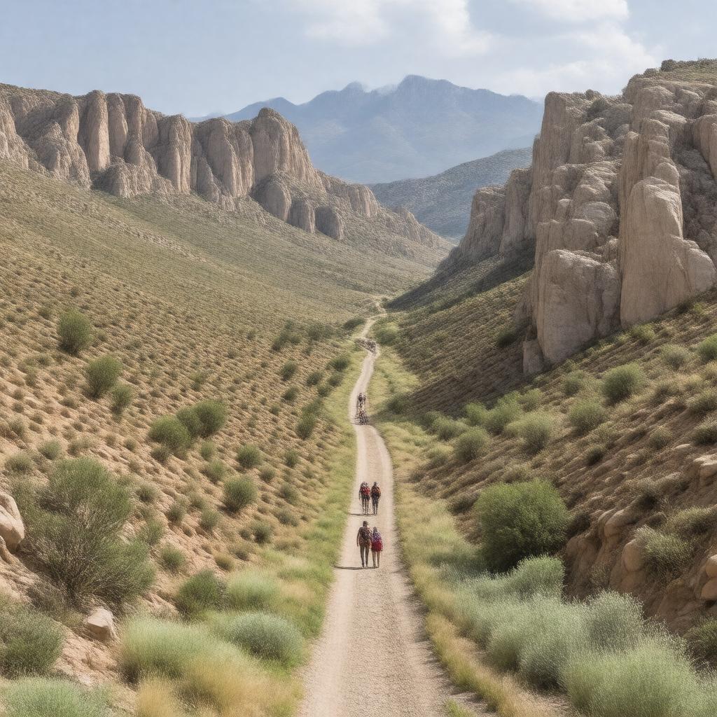 AI-created image of Parachilna Gorge