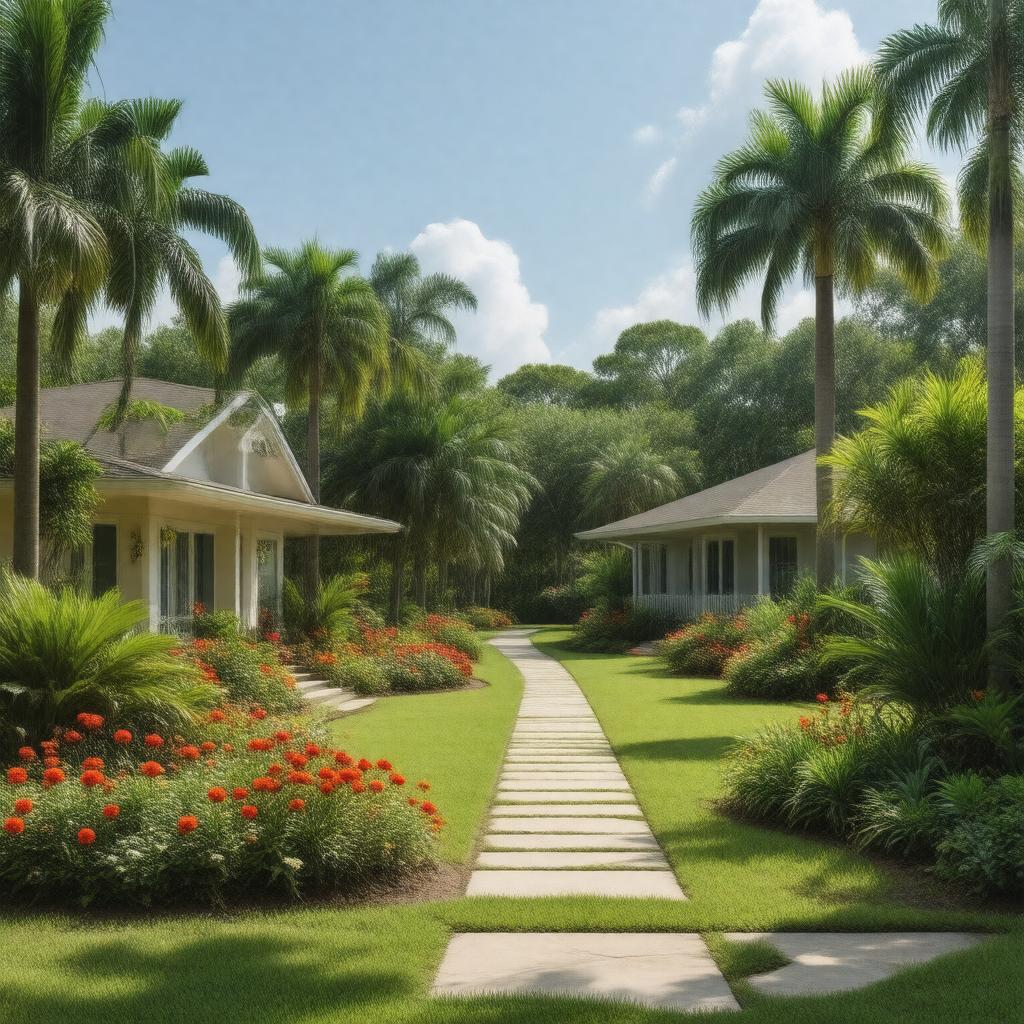 AI-created image of Paradise Gardens