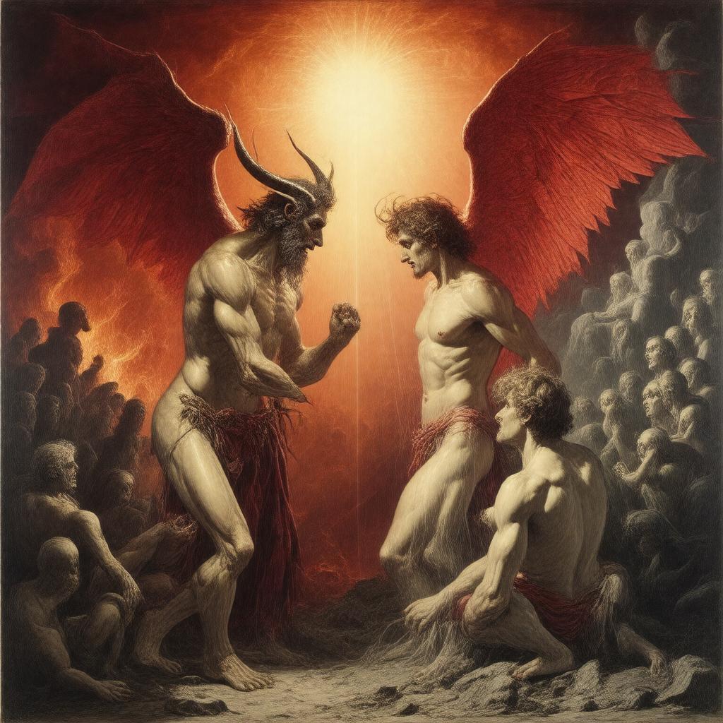 AI-created image of Paradise Lost (John Milton)