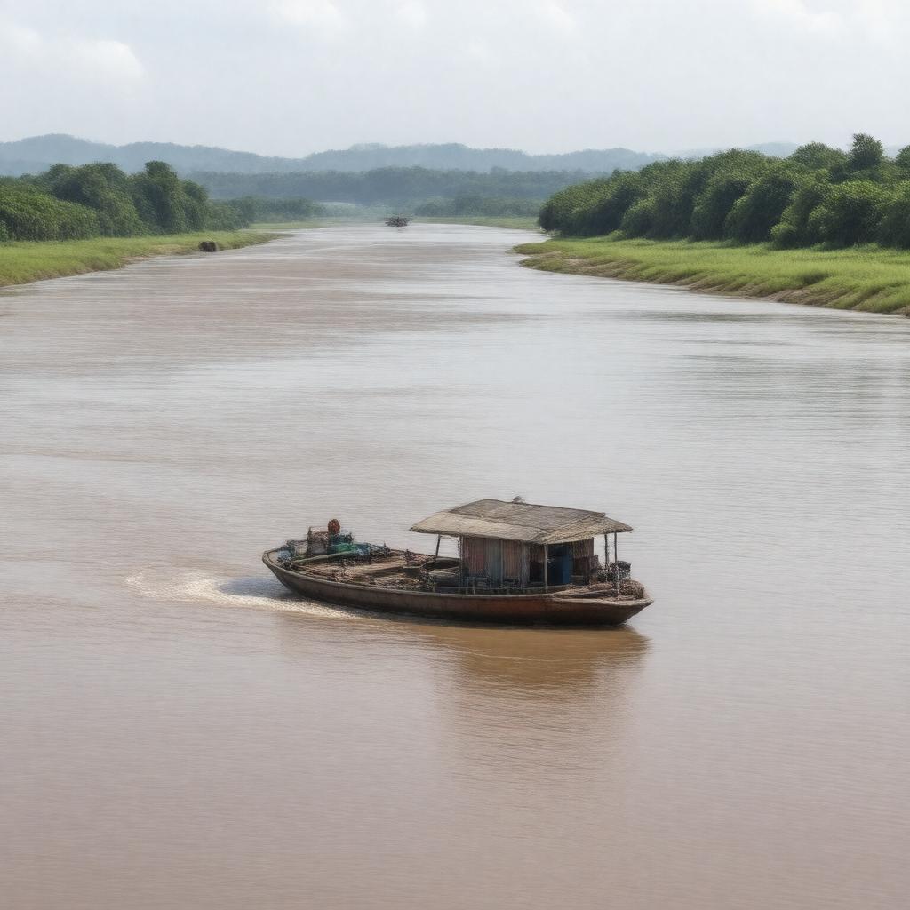 AI-created image of Paraguay River
