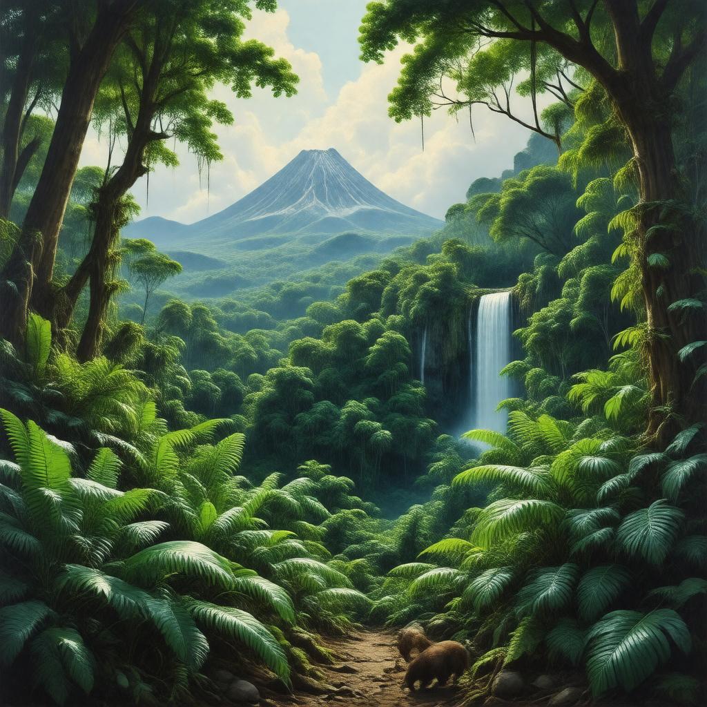 AI-created image of Parc National de la Guadeloupe