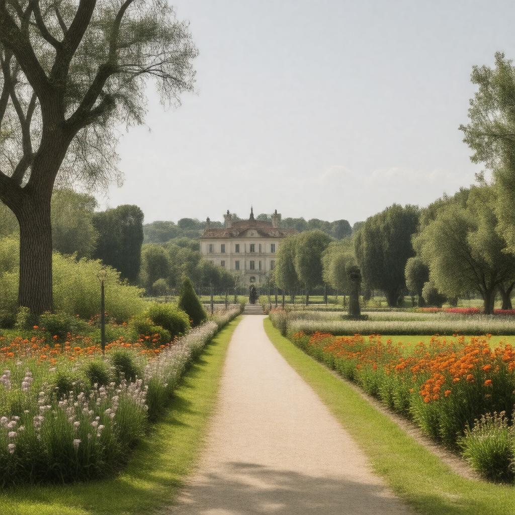 AI-created image of Parc de la Cerisaie