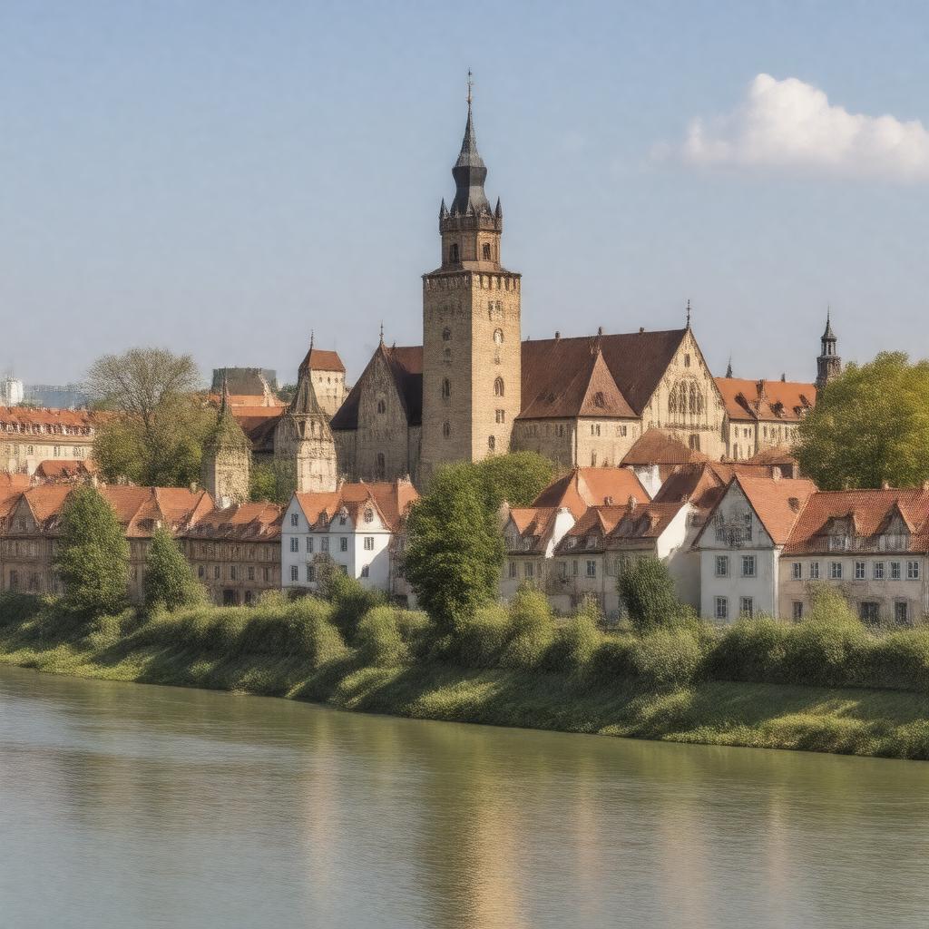AI-created image of Pardubice, Czech Republic