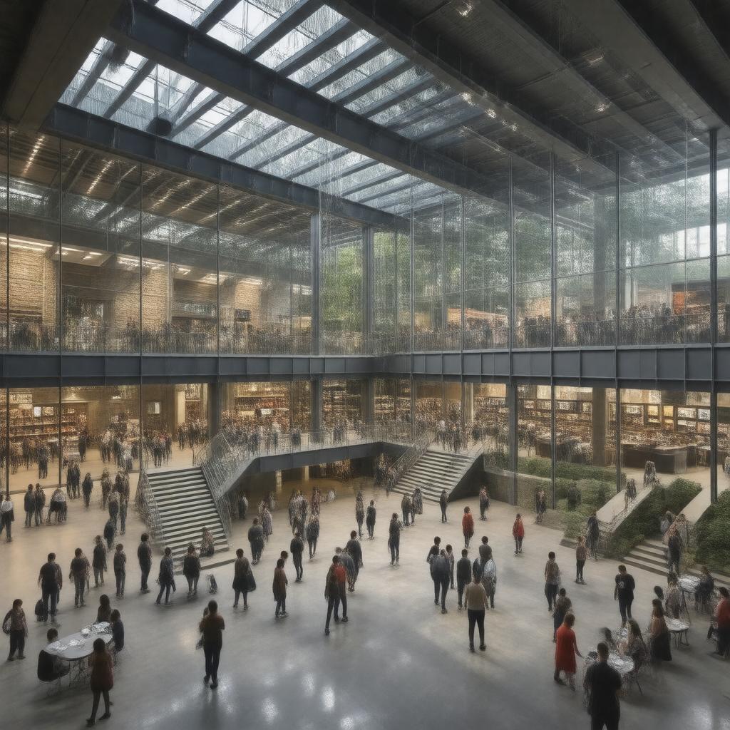 Click to view larger image AI-created image of Paresky Center