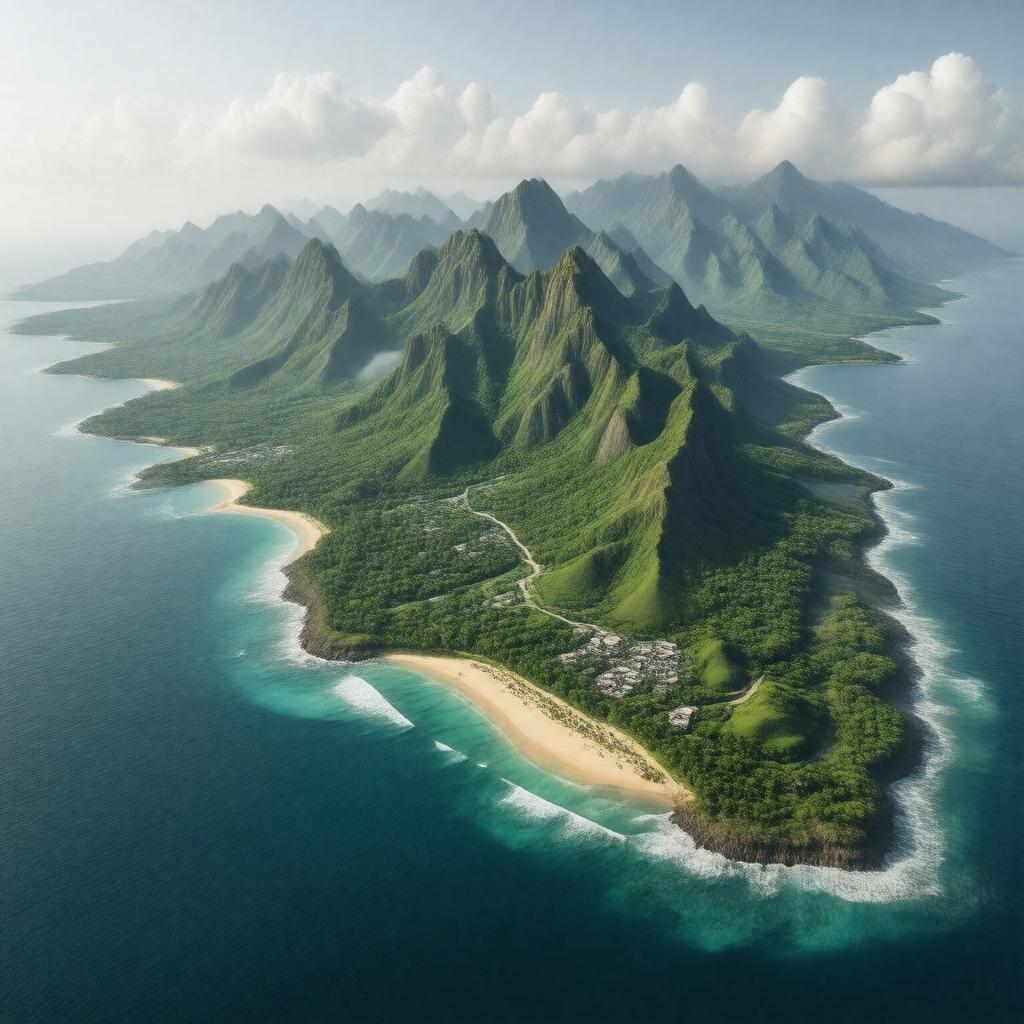 AI-created image of Paria Peninsula