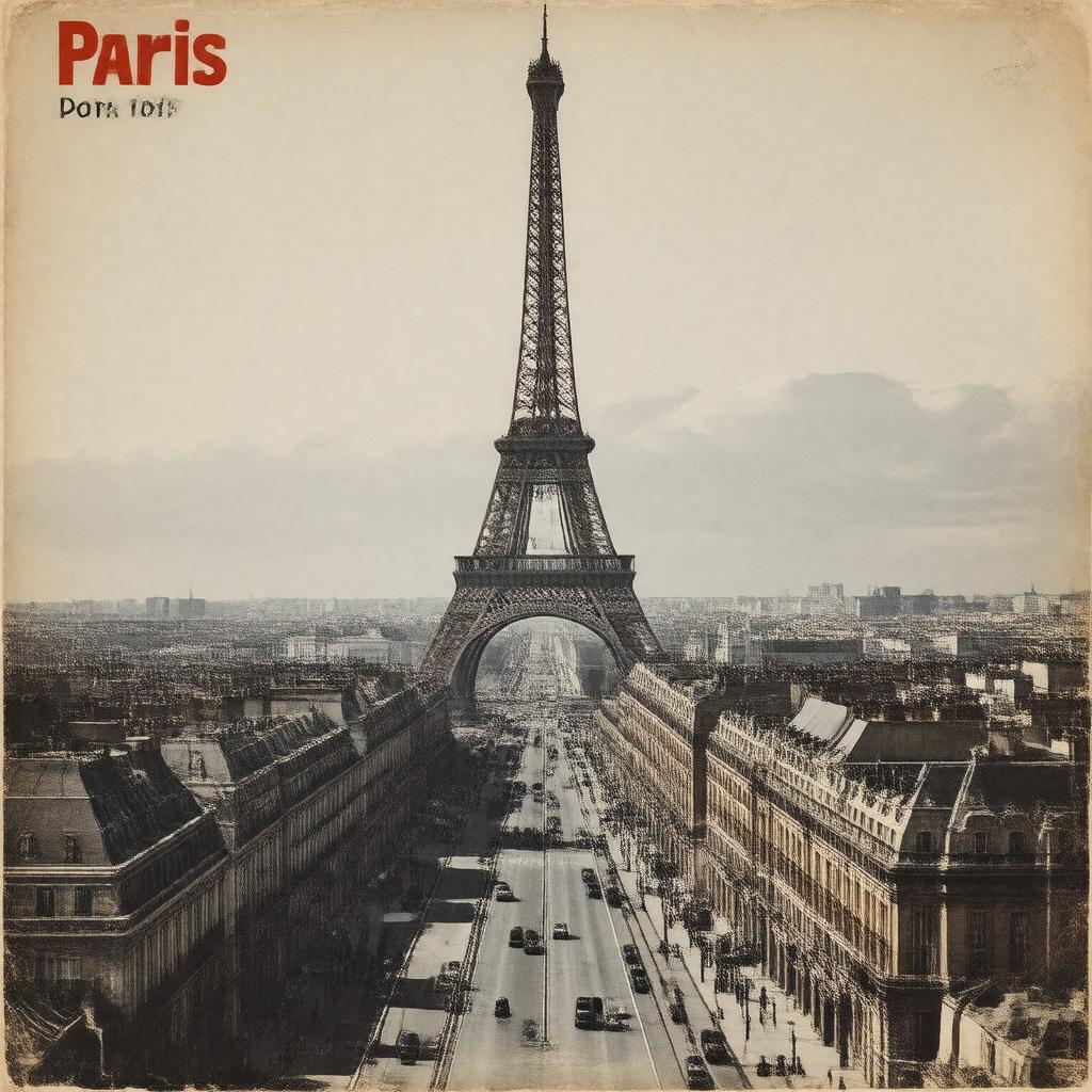 AI-created image of Paris 1919