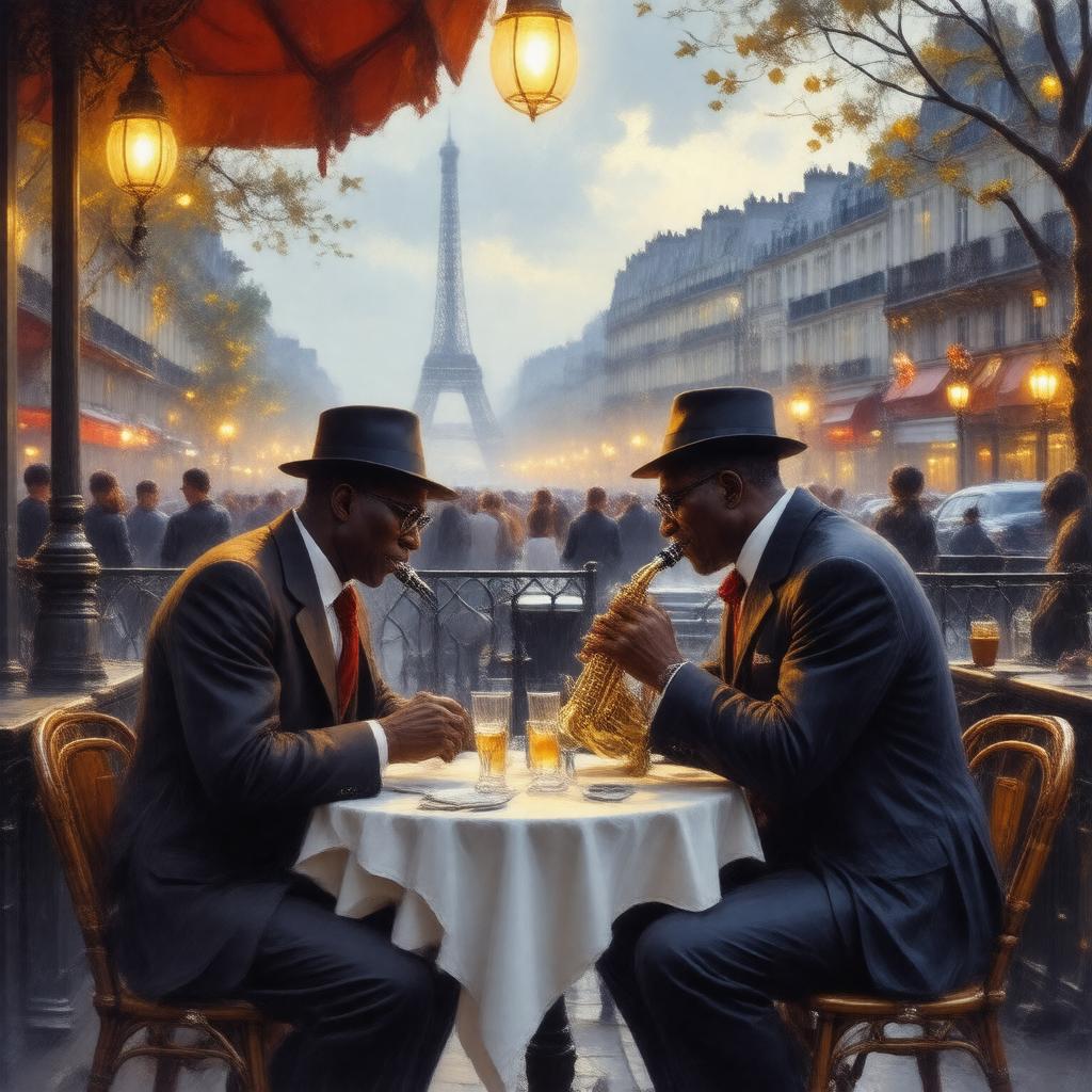 AI-created image of Paris Blues