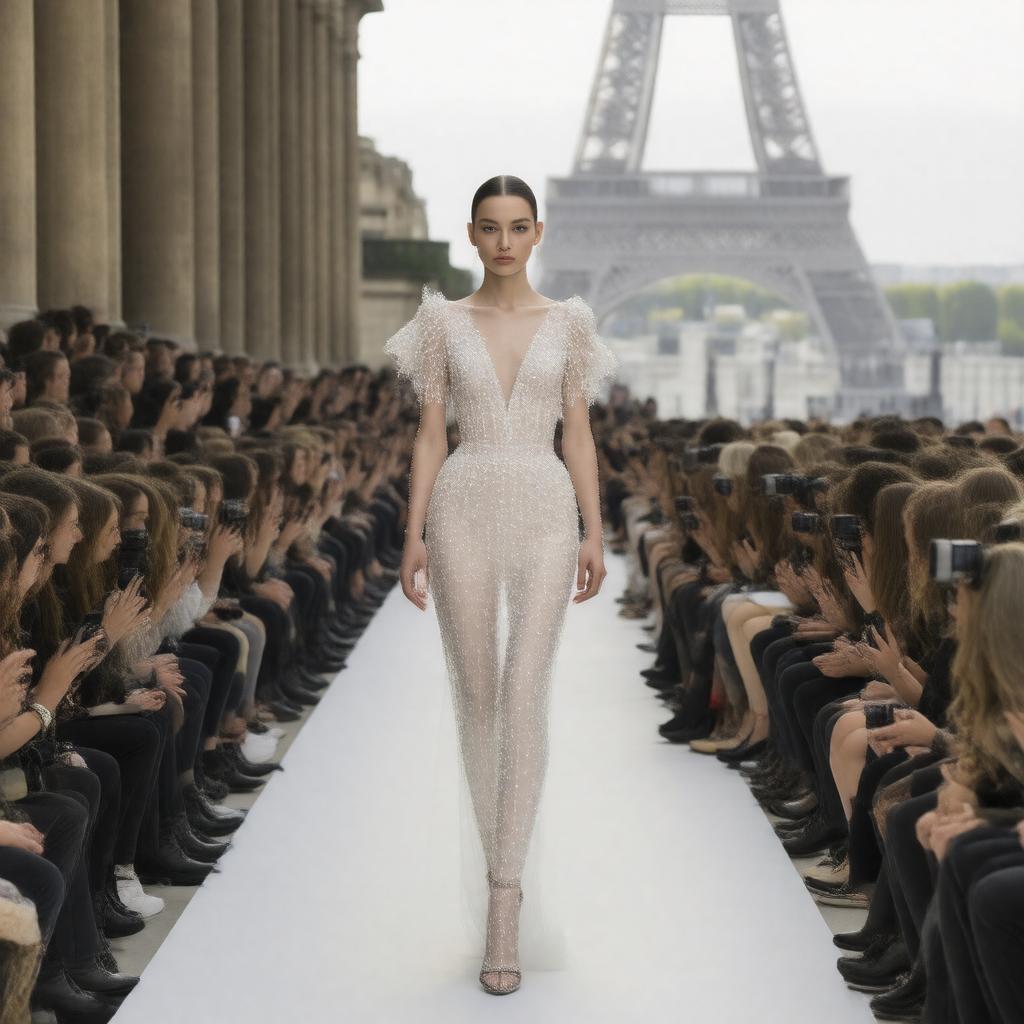 AI-created image of Paris Fashion Week