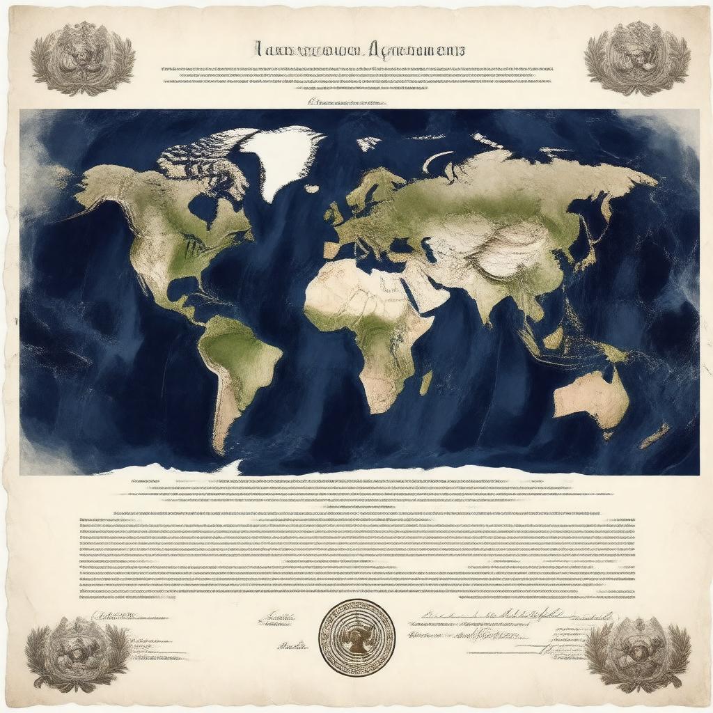 AI-created image of Paris Peace Agreements