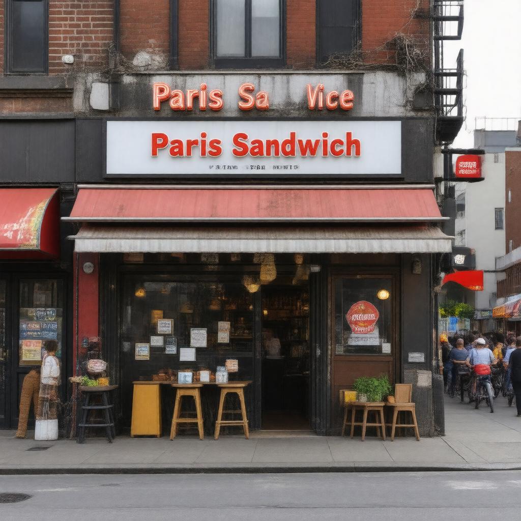 AI-created image of Paris Sandwich