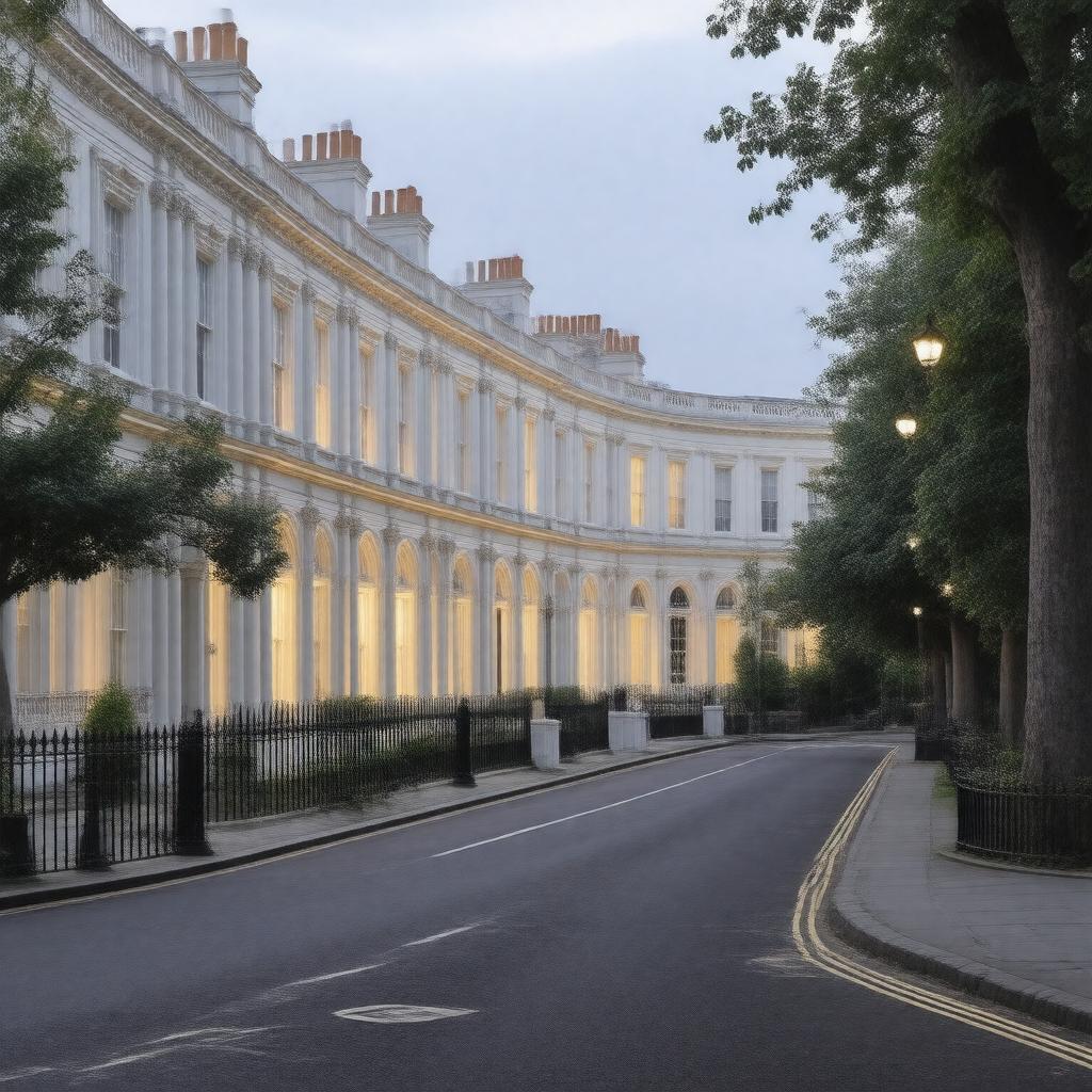 AI-created image of Park Crescent