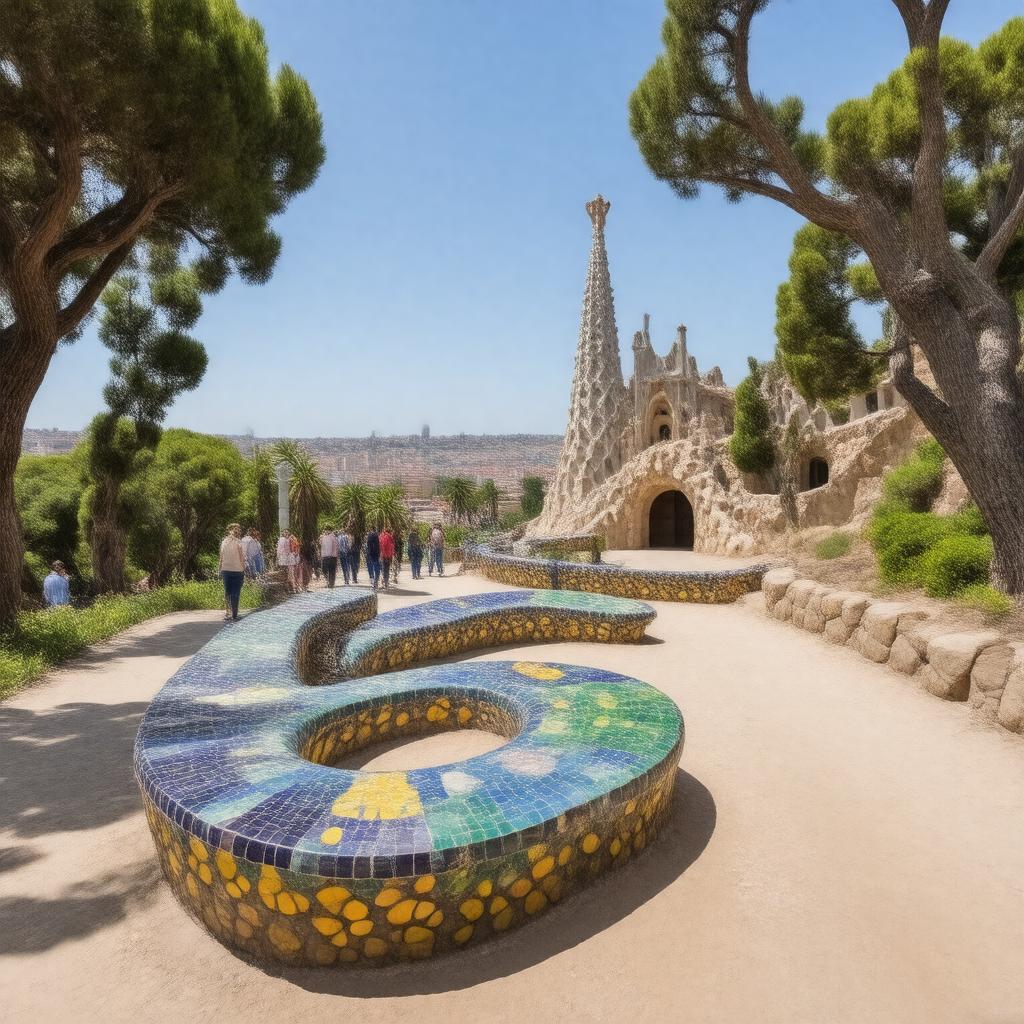 AI-created image of Park Güell