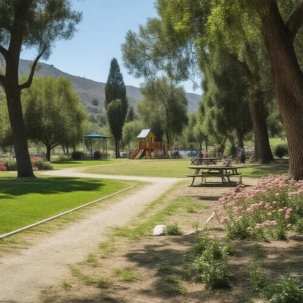 AI-created image of Park Hill Park