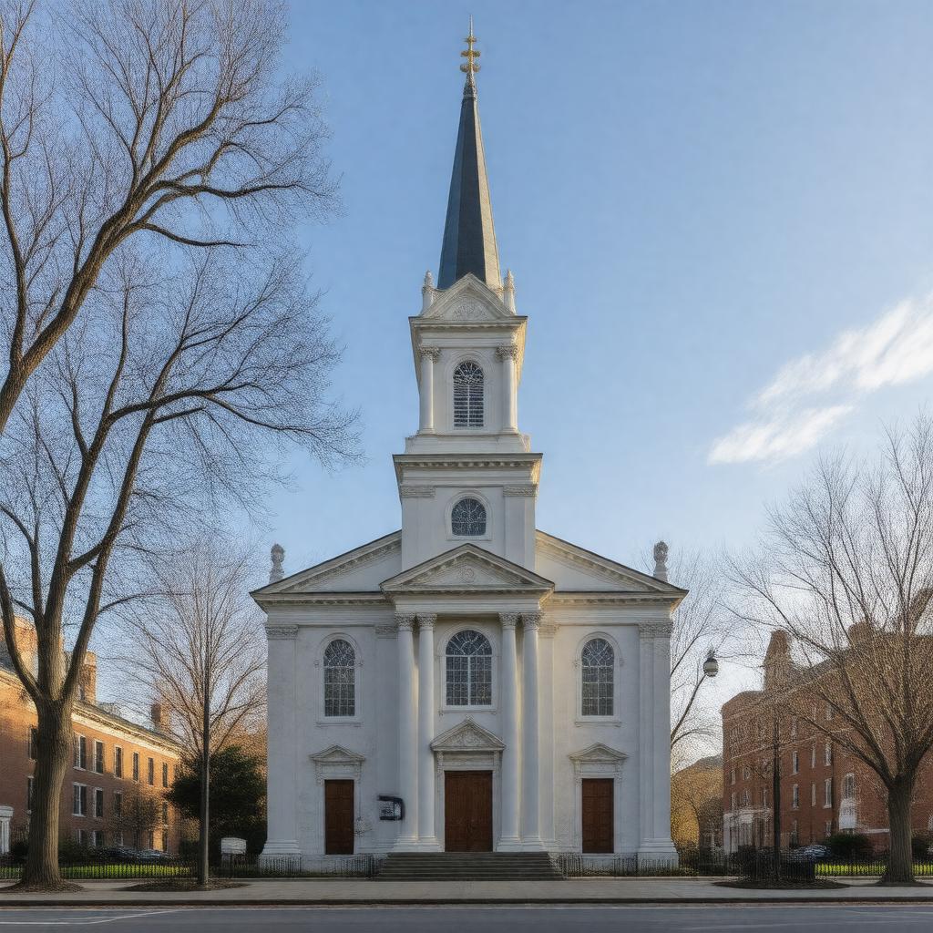 AI-created image of Park Street Church