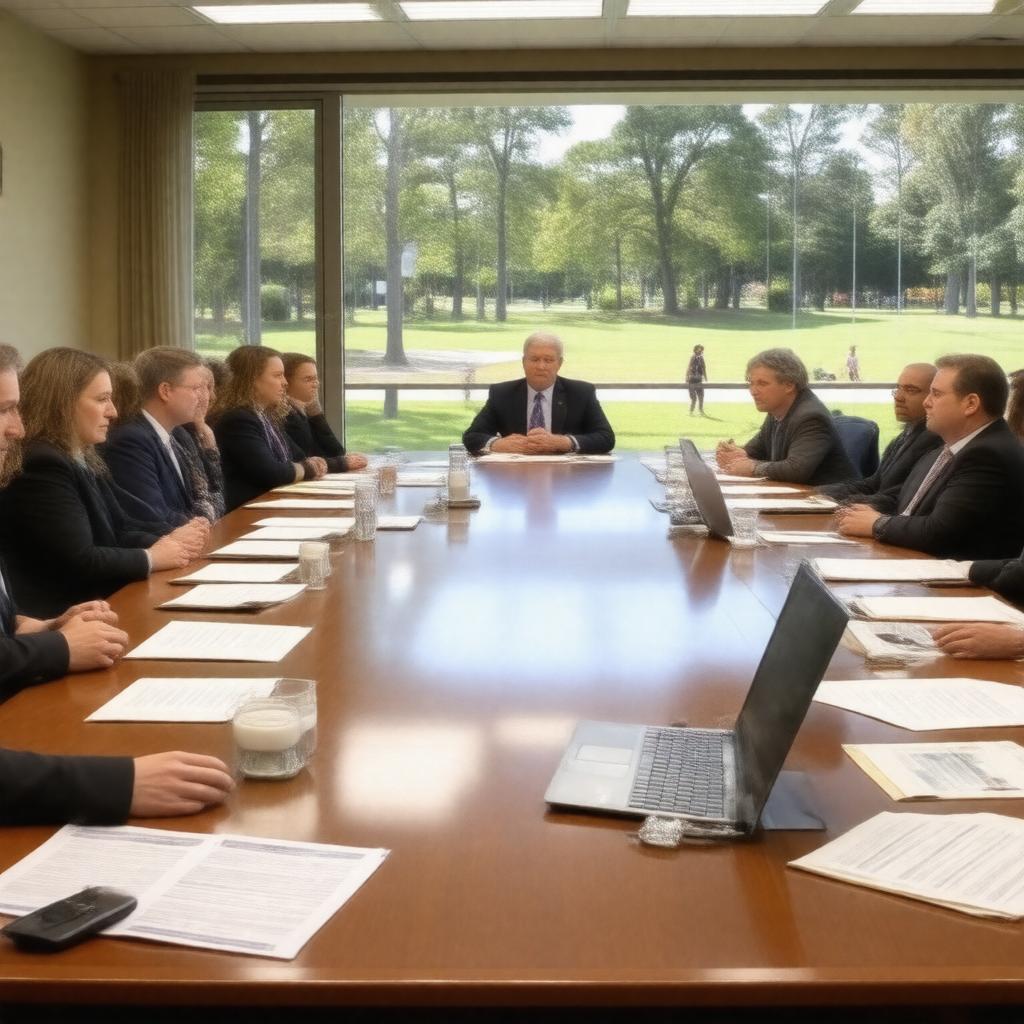 Click to view larger image AI-created image of Parks and Recreation Committee