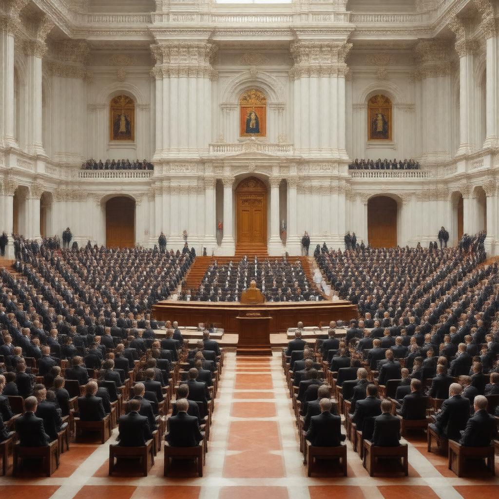 AI-created image of Parliament of Georgia