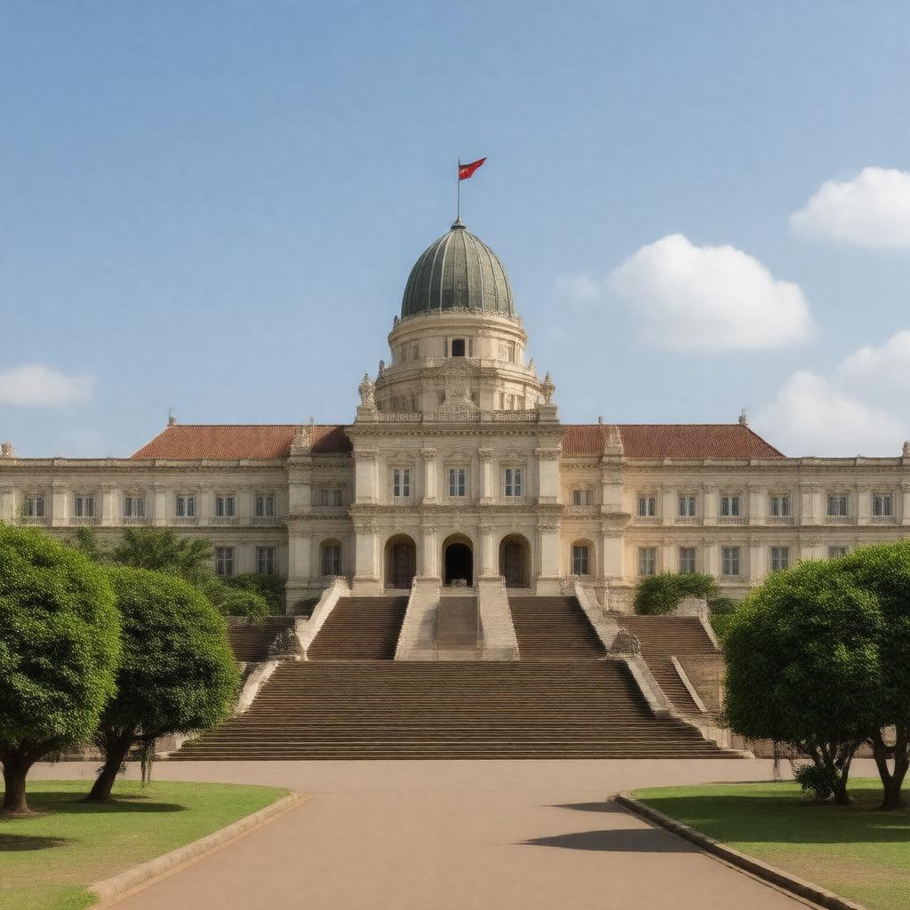 Click to view larger image AI-created image of Parliament of Zimbabwe