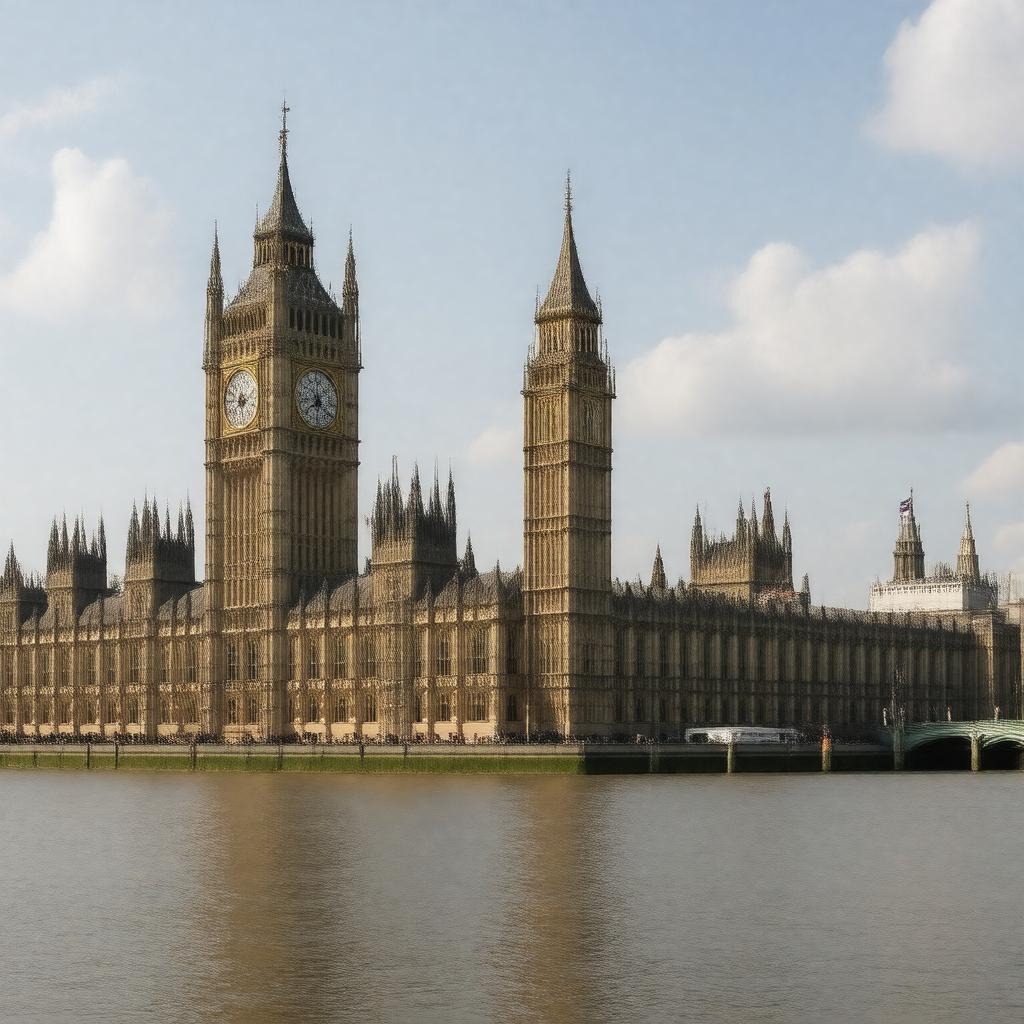 AI-created image of Parliament of the United Kingdom