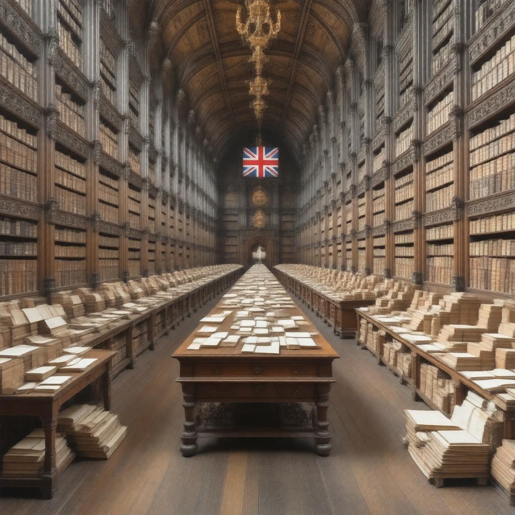 AI-created image of Parliamentary Archives