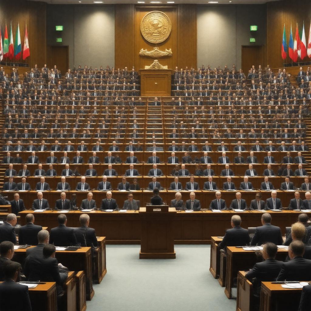 Click to view larger image AI-created image of Parliamentary Assembly