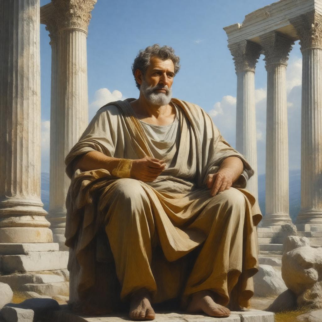 AI-created image of Parmenides