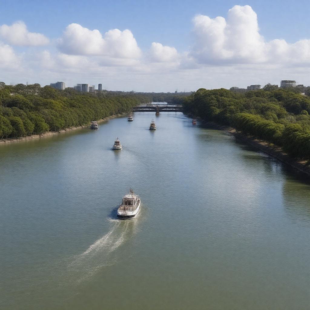 AI-created image of Parramatta River