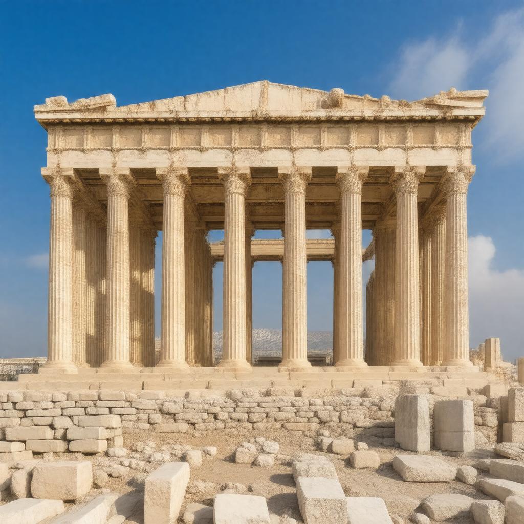 AI-created image of Parthenon