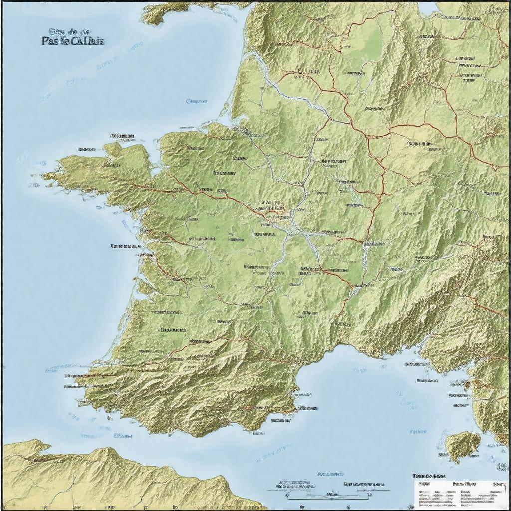 AI-created image of Pas-de-Calais, France