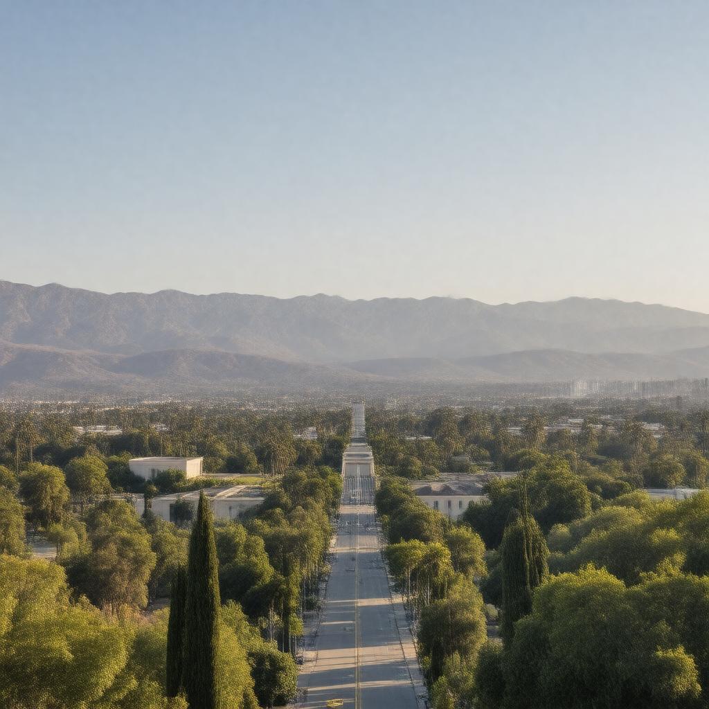 AI-created image of Pasadena, California, USA