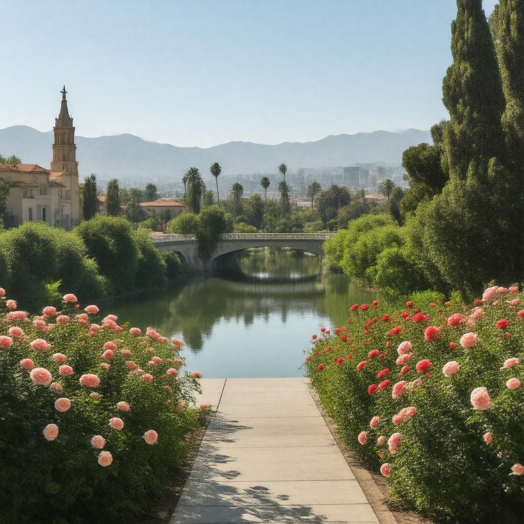 AI-created image of Pasadena, California, United States