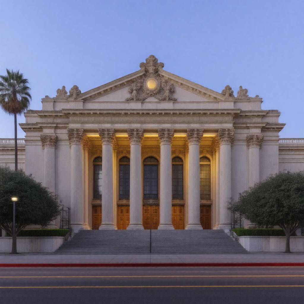 AI-created image of Pasadena Civic Auditorium