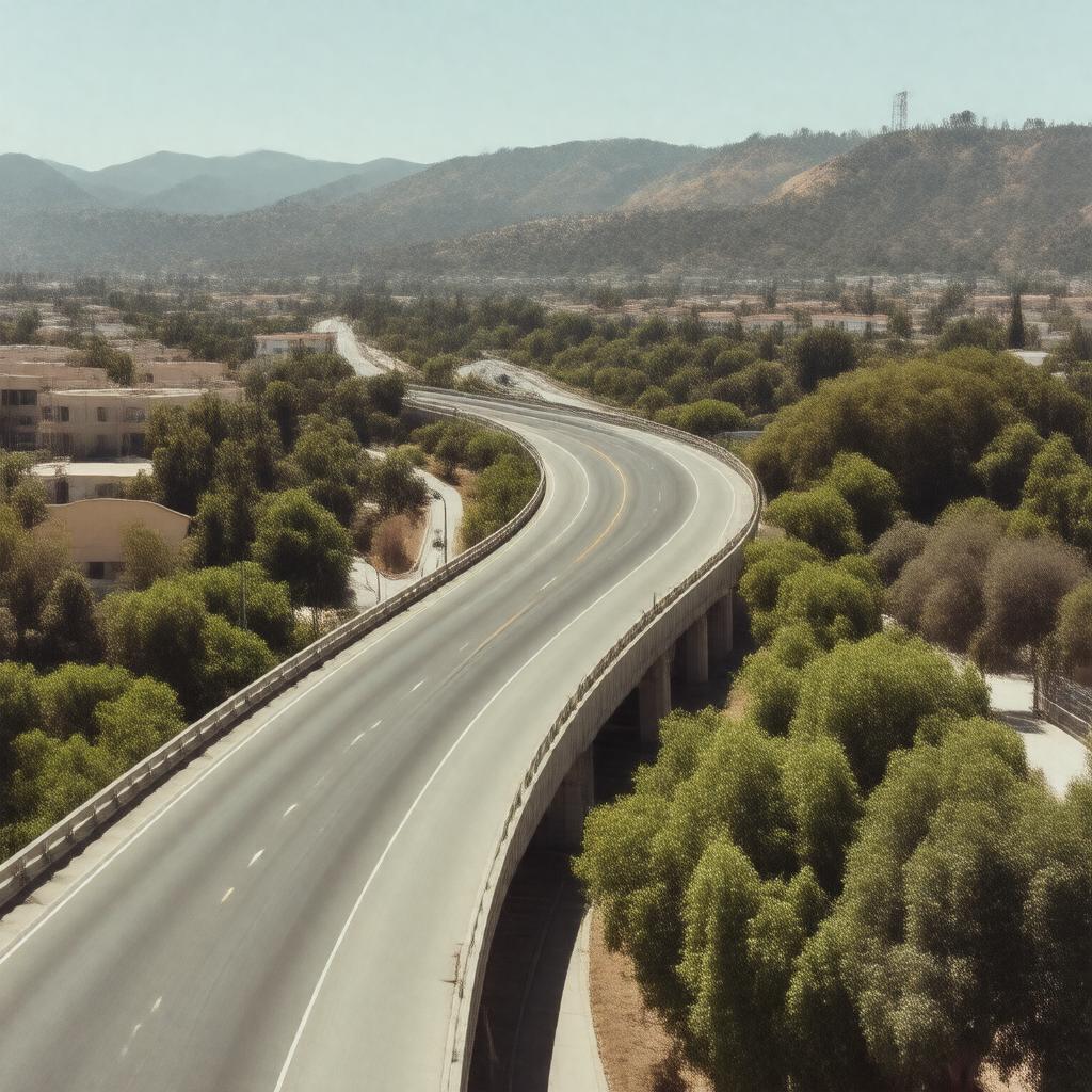 AI-created image of Pasadena Freeway