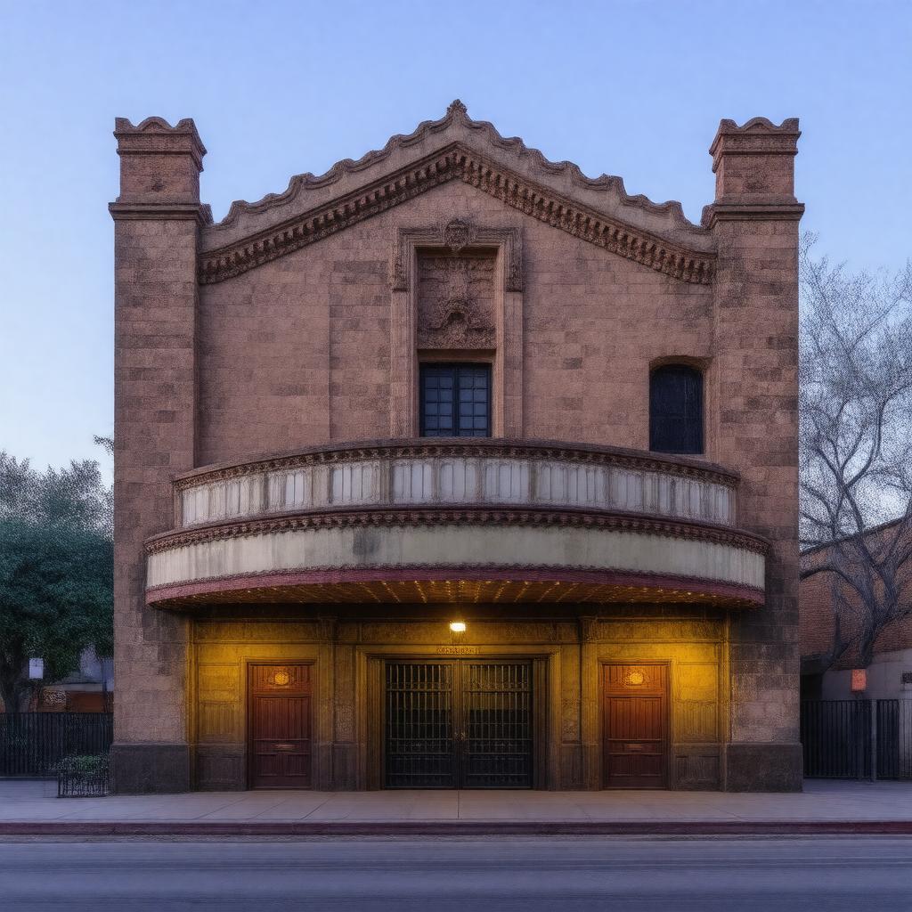 AI-created image of Pasadena Playhouse