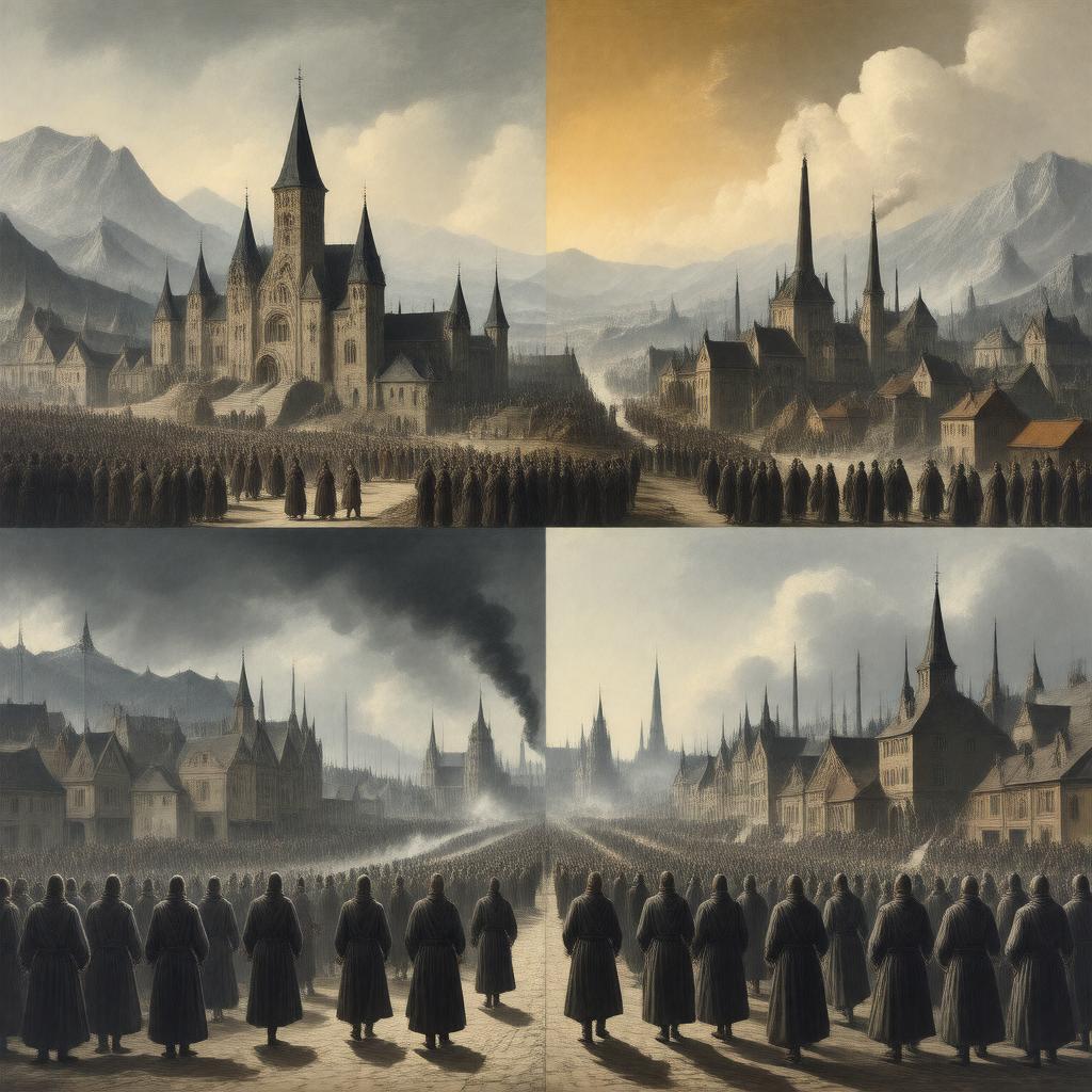 Click to view larger image AI-created image of Past and Present