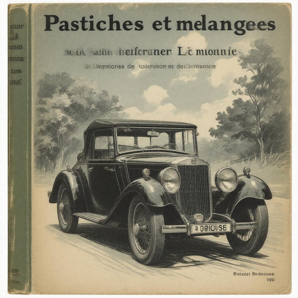 AI-created image of Pastiches et mélanges