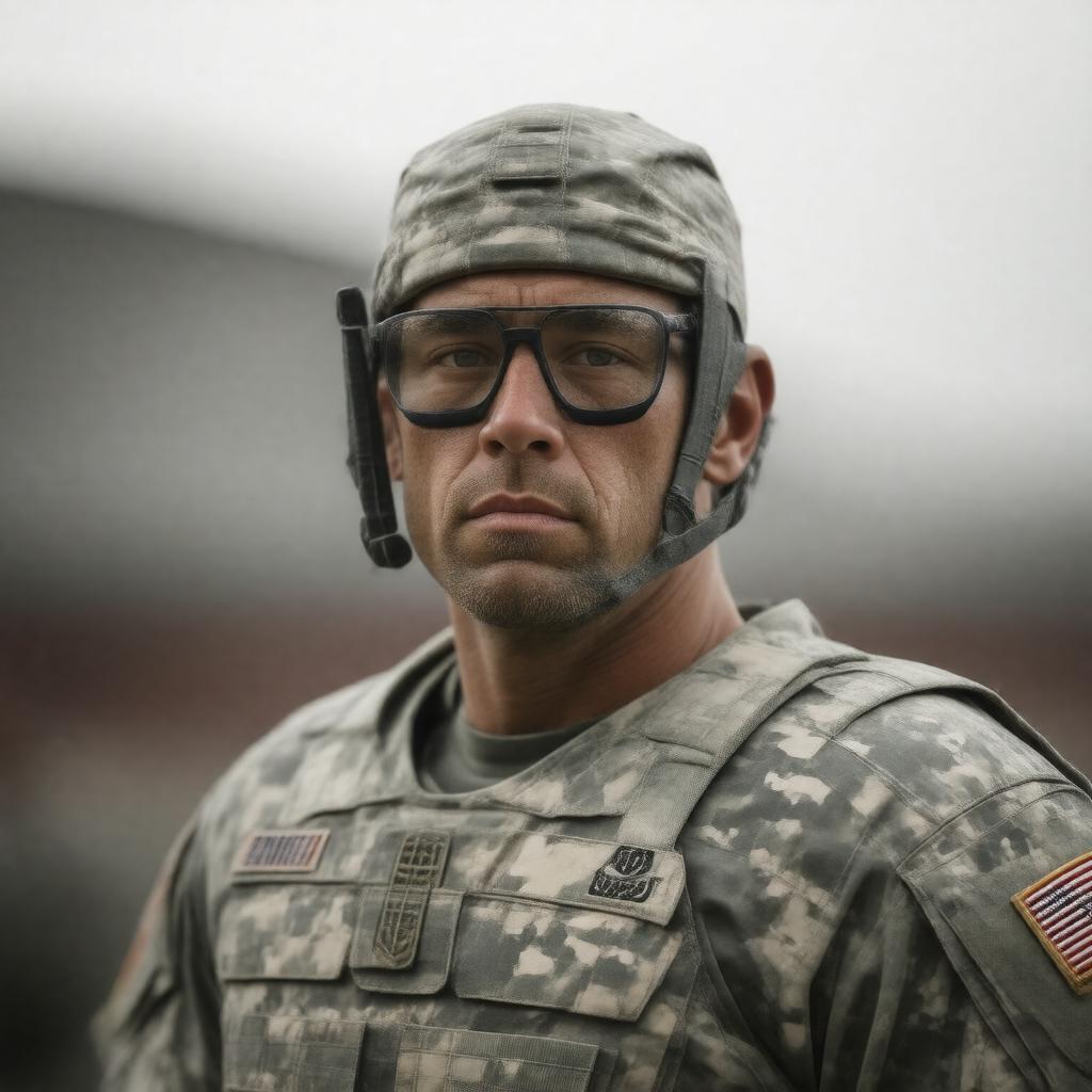 AI-created image of Pat Tillman