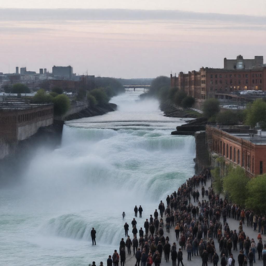 AI-created image of Paterson, New Jersey, United States