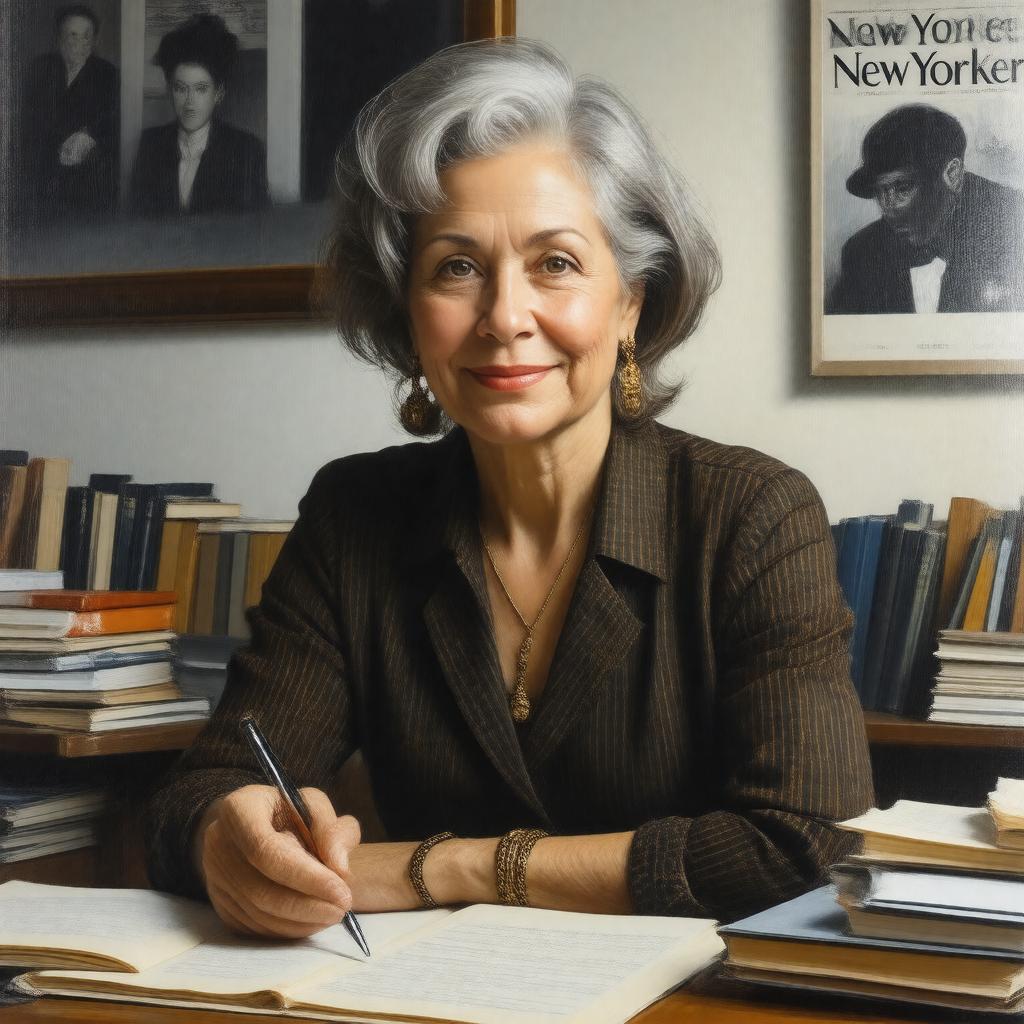 AI-created image of Patricia Marx