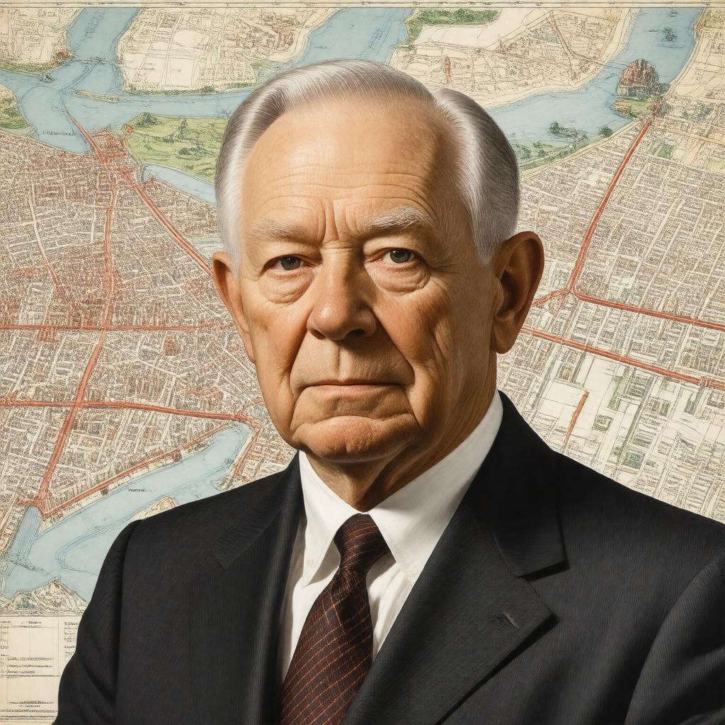 AI-created image of Patrick Abercrombie