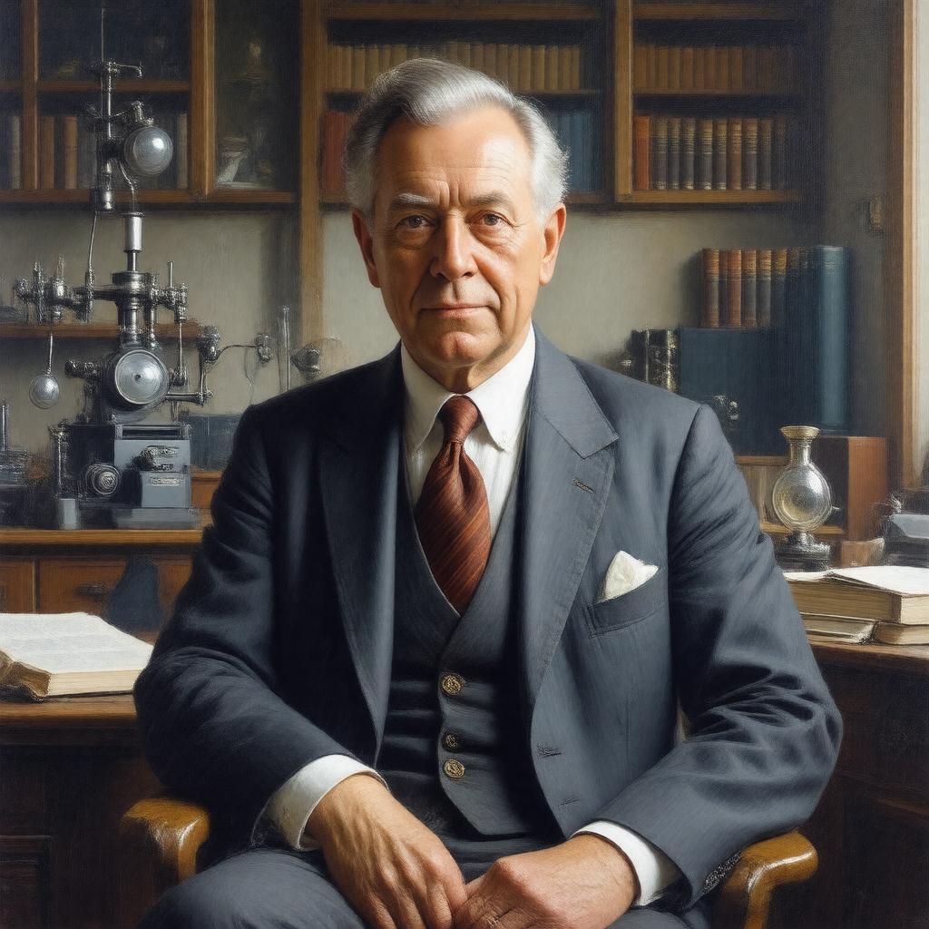 AI-created image of Patrick Blackett